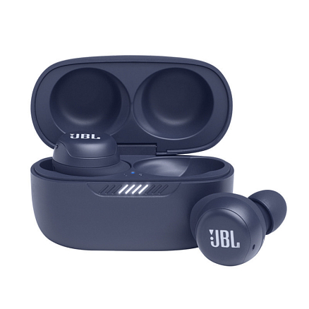 Наушники TWS беспроводные JBL Live Free NC вакуумные с микрофоном и активным шумоподавлением синие