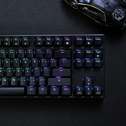 Клавиатура беспроводная Bluetooth Royal Kludge RK87 RK Red механическая с подсветкой игровая черная