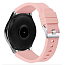 Ремешок-браслет для Samsung Galaxy Watch 46 мм, Gear S3 силиконовый Nova Flexible розовый
