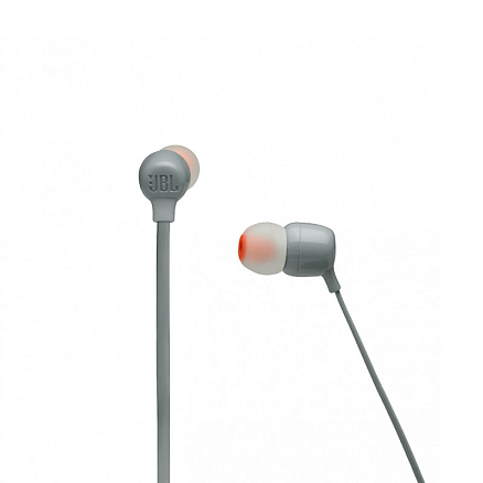 Наушники беспроводные Bluetooth JBL Tune 125BT вакуумные с микрофоном и пультом серые