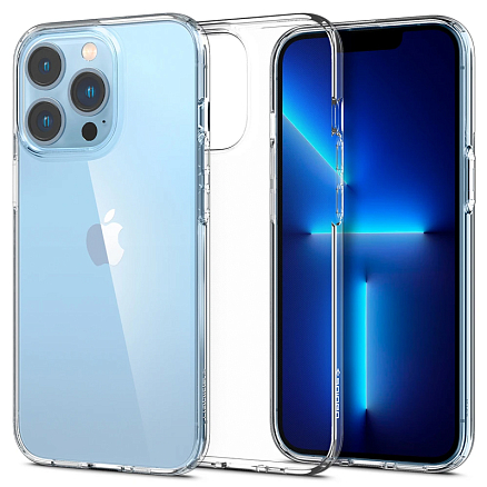 Чехол для iPhone 13 Pro гелевый ультратонкий Spigen SGP Liquid Crystal прозрачный