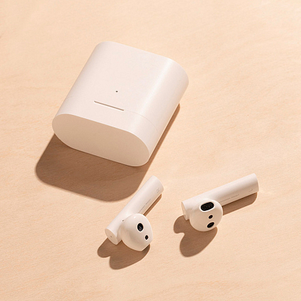 Наушники TWS беспроводные Bluetooth Xiaomi Mi True Wireless Earphones 2S вкладыши белые