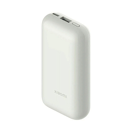 Внешний аккумулятор Xiaomi Mi Pocket Edition Pro 10000мАч (USB, Type-C, ток 3A, быстрая зарядка QC, 33Вт) белый