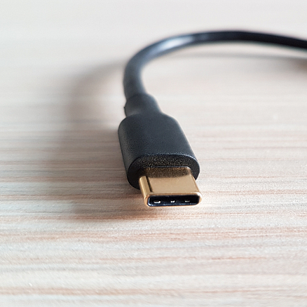 Переходник Type-C - USB 3.0 хост OTG длина 12 см Ugreen US154 черный