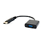 Переходник (преобразователь) DisplayPort - VGA (папа - мама) 15 см Cablexpert черный