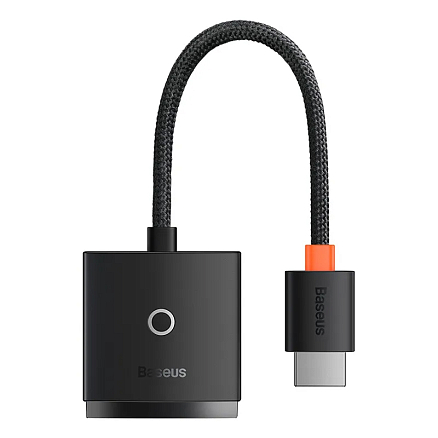 Переходник HDMI- VGA (папа - мама) длина 0,2 м Baseus Lite Series черный