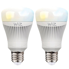 Умная лампочка светодиодная WiZ A.E27 WiZ60 TR с пультом разноцветная 2 шт.
