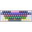 Клавиатура Redragon Fizz механическая с подсветкой серо-белая