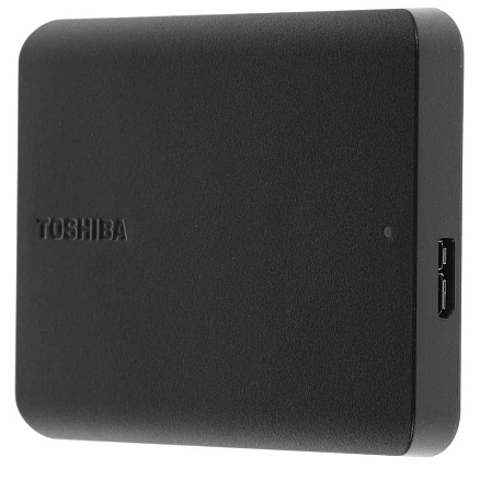 Внешний жесткий диск Toshiba Canvio Basics 2022 HDTB510EK3AA 1TB USB 3.0 черный