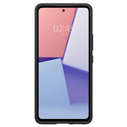Чехол для Samsung Galaxy A53 пластиковый тонкий Spigen Thin Fit черный