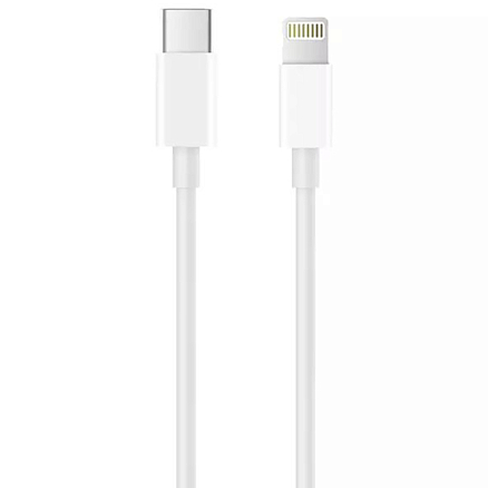 Кабель Type-C - Lightning для зарядки 1 м 3A ZMI AL870 (быстрая зарядка PD) белый