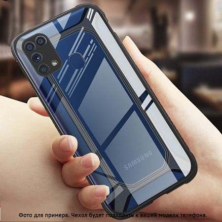 Чехол для Samsung Galaxy A51 гибридный Rzants Unicorn черный