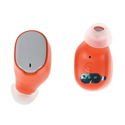 Наушники TWS беспроводные Ritmix RH-835BTH вакуумные с микрофоном оранжевые