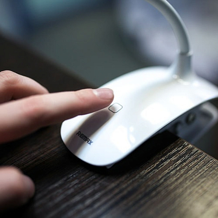 Лампа для чтения светодиодная с прищепкой Remax Milk белая