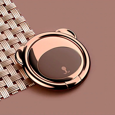 Держатель для телефона на палец Baseus Bear коричневый