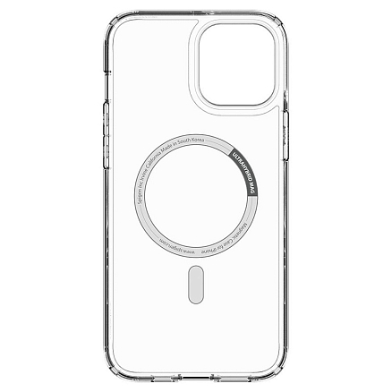 Чехол для iPhone 12 Pro Max гибридный Spigen Ultra Hybrid MagSafe прозрачно-серый