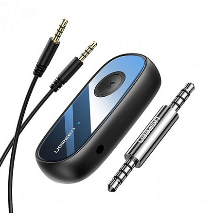 Bluetooth аудио адаптер (ресивер) разъем 3,5 мм aptX Ugreen CM279 с громкой связью черный