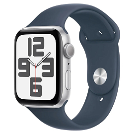 Умные часы Apple Watch SE 2 40 мм с силиконовым ремешком M/L серебристые