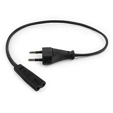 Кабель EU - 2 х 2-pin для ноутбуков 1.8 м Gembird PC-184/2 черный