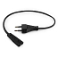 Кабель EU - 2 х 2-pin для ноутбуков 1.8 м Gembird PC-184/2 черный