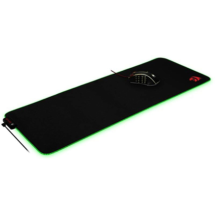 Коврик для мышки Redragon Neptune X с подсветкой игровой черный