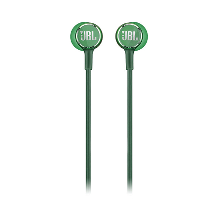 Наушники JBL Live 100 вакуумные с микрофоном зеленые