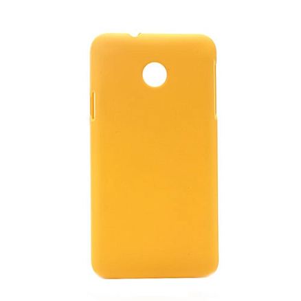 Чехол для Huawei Ascend Y330 пластиковый тонкий Nova PlasticHard желтый
