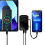 Внешний аккумулятор Baseus Qpow Pro Digital 20000мАч (USB, Lightning, Type-C, ток 2.4А, быстрая зарядка QC, 20Вт) черный