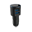 Зарядное устройство автомобильное с двумя USB входами 3.4A и MicroUSB кабелем Ldnio DL-C29 черное
