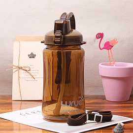 Бутылка для воды спортивная Trendy&Sports XL 1,2 л коричневая