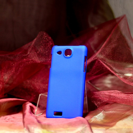 Чехол для Alcatel One Touch Idol Ultra 6033X пластиковый Nova, синий