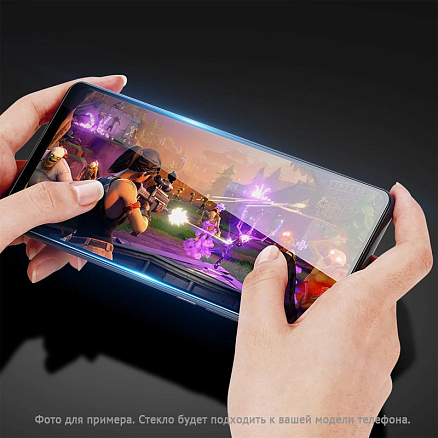 Защитное стекло для Samsung Galaxy A53 5G на весь экран противоударное Dux Ducis 9D черное