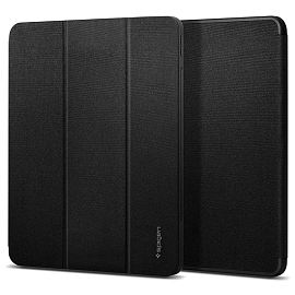 Чехол для iPad Pro 12.9 2018, 2020 книжка Spigen Urban Fit черный