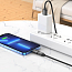Переходник Lightning - USB Type-C (папа - мама) Hoco UA17 черный