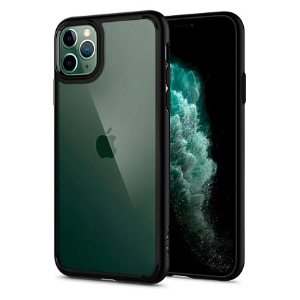 Чехол для iPhone 11 Pro гибридный Spigen SGP Ultra Hybrid прозрачно-черный матовый