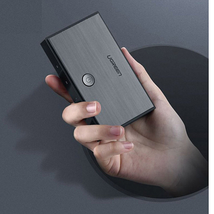 HDMI Splitter (разветвитель) на 2 порта (1 HDMI вход на 2 HDMI выхода) Ugreen CM186 черный