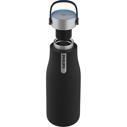 Умная термобутылка для воды Philips GoZero 355 мл черная