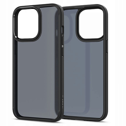 Чехол для iPhone 13 Pro Max гибридный Spigen Ultra Hybrid матовый прозрачно-черный