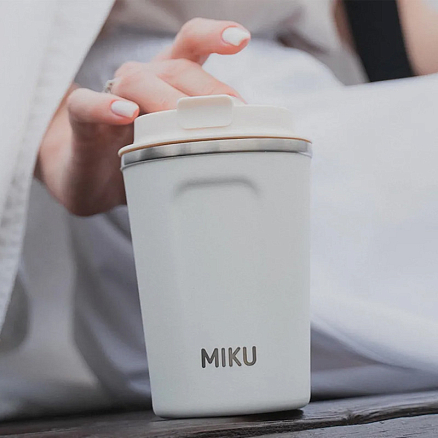 Термокружка Miku TH-MG-380 380 мл белая