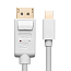 Кабель Mini DisplayPort - DisplayPort (папа - папа) длина 1,5 м 2K 60Hz версия 1.1а Ugreen MD105 белый