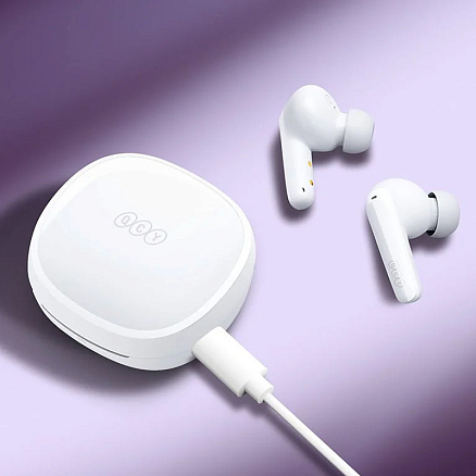 Наушники QCY T13X (белый)