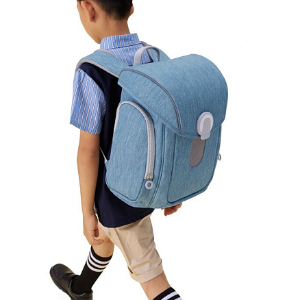 Рюкзак школьный Xiaomi Ninetygo Smart School Bag голубой