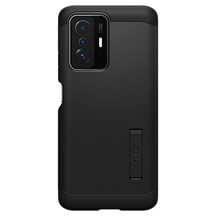 Чехол для Xiaomi 11T, 11T Pro гибридный для экстремальной защиты Spigen Tough Armor черный