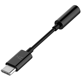 Переходник Type-C - 3,5 мм (папа - мама) 15 см ZMI AL71A черный
