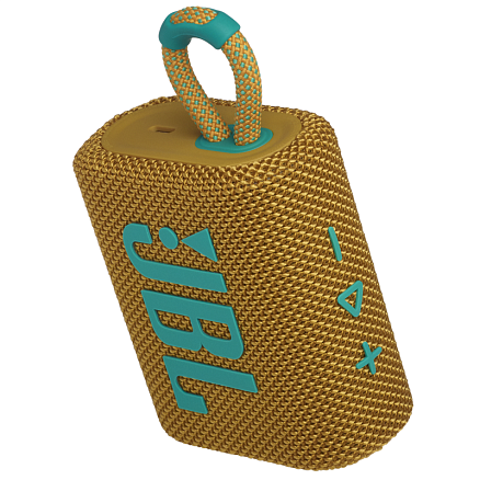 Портативная колонка JBL Go 3 с защитой от воды желтая