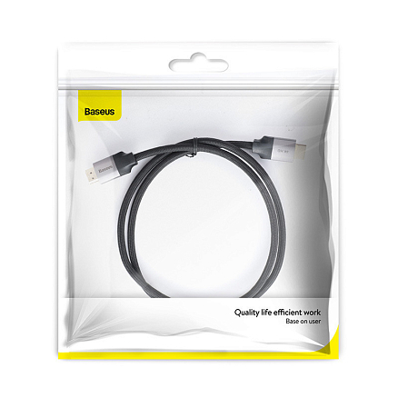Кабель HDMI - HDMI (папа - папа) длина 0,5 м версия 2.0 4K 60Hz Baseus Enjoyment серый