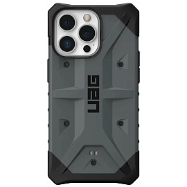 Чехол для iPhone 13 Pro гибридный для экстремальной защиты Urban Armor Gear UAG Pathfinder серый