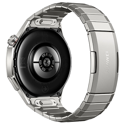 Умные часы Huawei Watch GT 5 Pro 46 мм с металлическим ремешком титановые