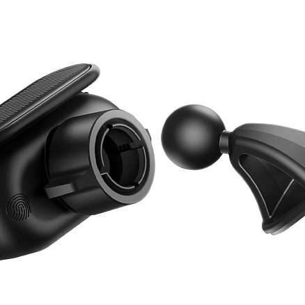 Держатель автомобильный на приборную панель Baseus Steel Cannon Pro черный
