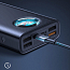 Внешний аккумулятор Baseus Amblight 30000мАч (4хUSB, Type-C, ток 3А, быстрая зарядка PD, QC 3.0, 33Вт) черный